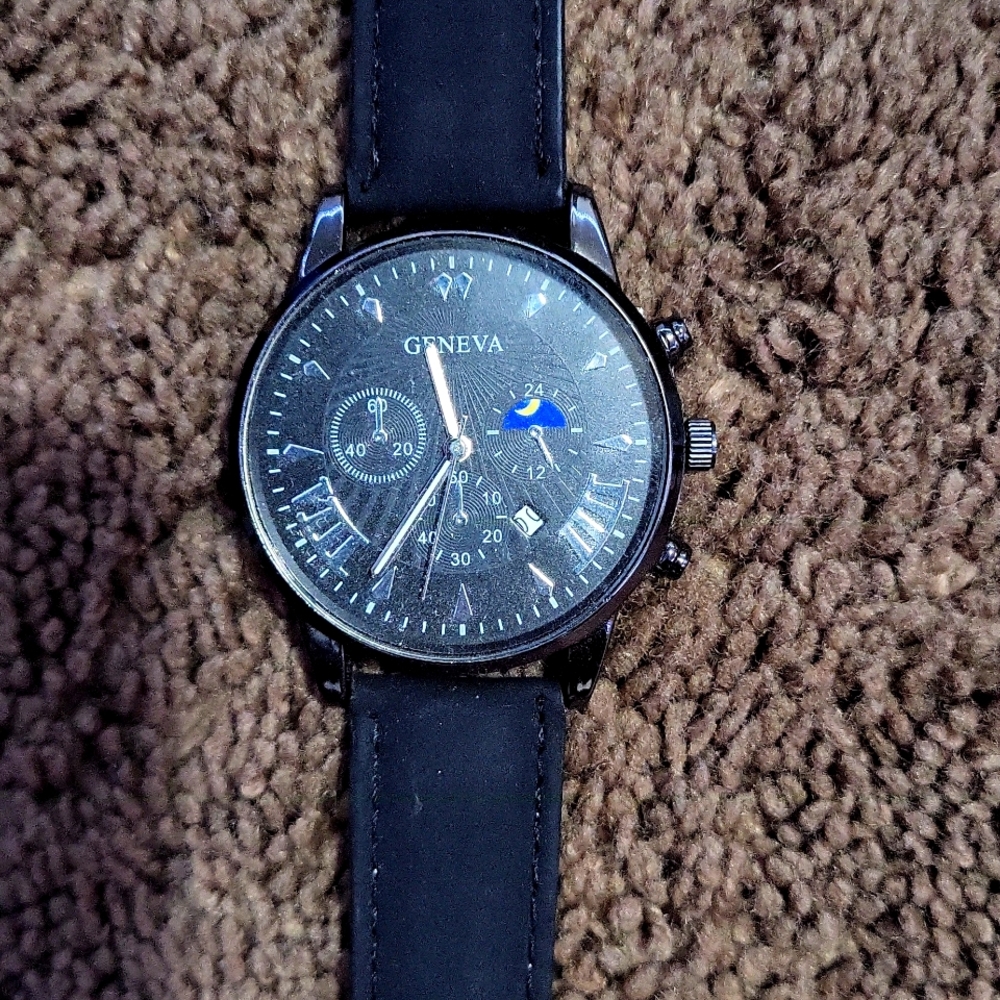 Geneva black watch